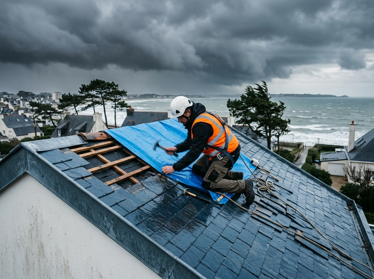 Fuite de toiture urgence